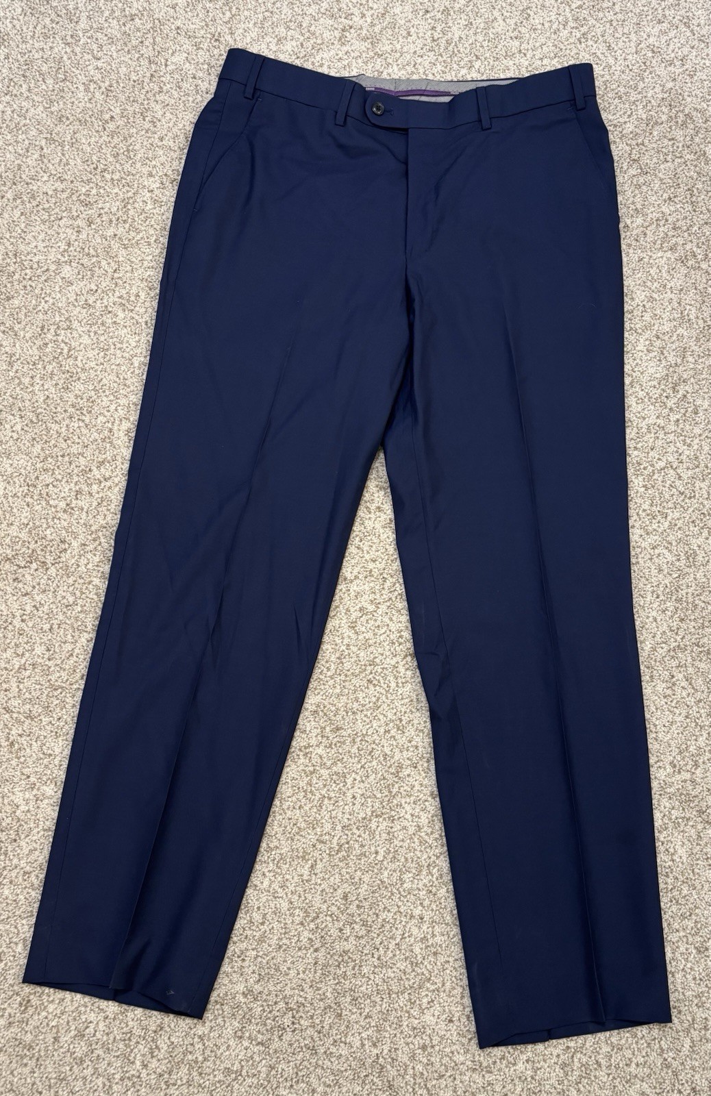 Hiltl The Ultimate Trouser Wool Navy Blue 38 X 32 Vitale Barberis Canonico Pants