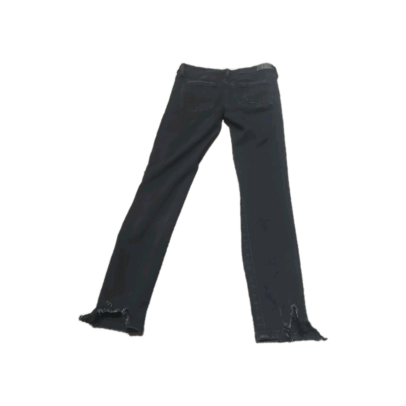 American Eagle Black Distressed Jeggings Womens Size 2 Skinny Jeans Stretch