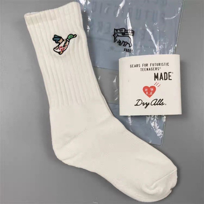 🎁2 Pairs Mens Womens Crew Socks Human Pig Comfort Made Breathable Causal Socks