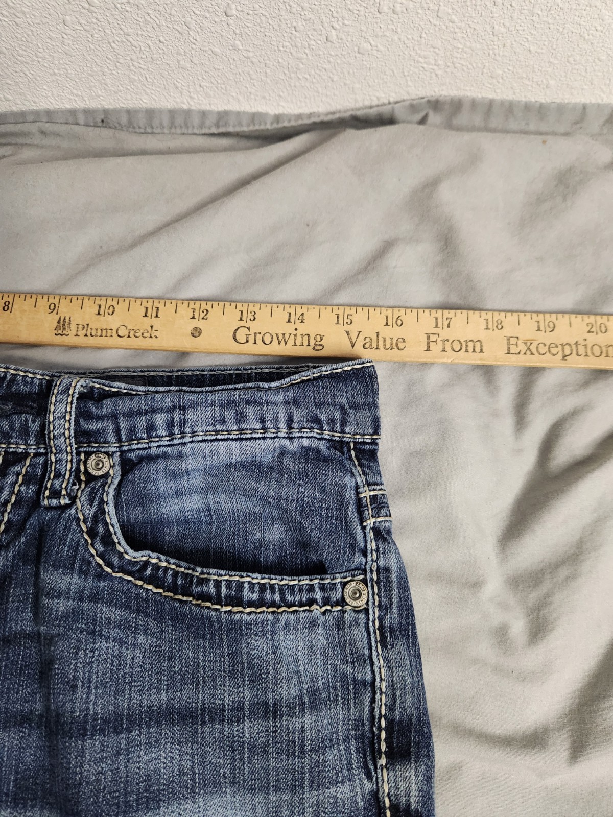 BKE Buckle Carter Bootleg Jeans Mens Size 31×34 Medium Wash Mid Rise Casual EUC