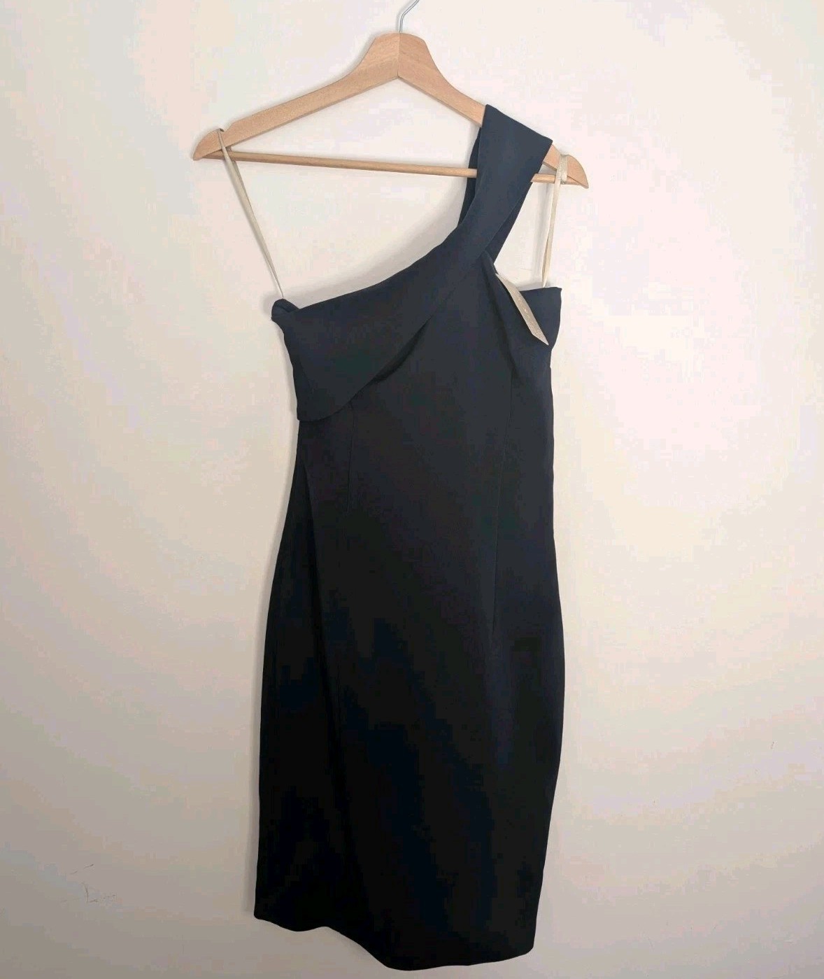 Forcast Dress Navy Mini One Shoulder New With Tags Womens Size 6 RRP $89.95