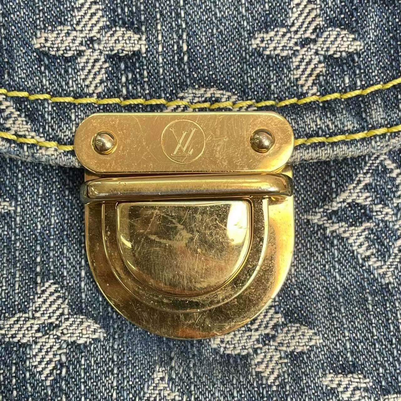 Louis Vuitton Mini Denim Camera Bag Monogram Blue Crossbody / Shoulder Bag
