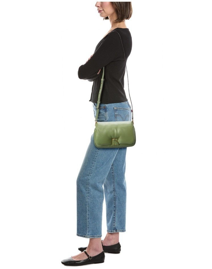 kate spade- Dakota- Puffy Leather Convertible Crossbody- Cedar Stand- NWT- $448