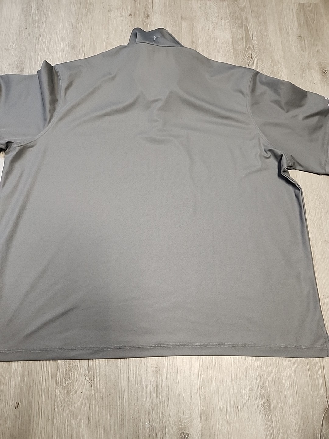GE General Electric Vernova Logo Gray Lightweight Polo Shirt Mens 4XL