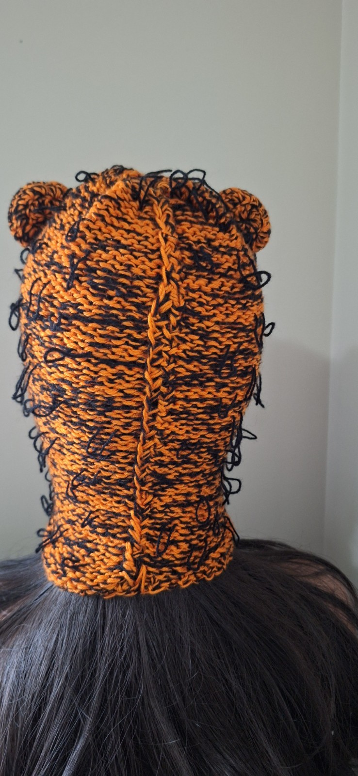 Bear Balaclava Hat with Ears – Handmade Ski Mask – Cute Costume Hood