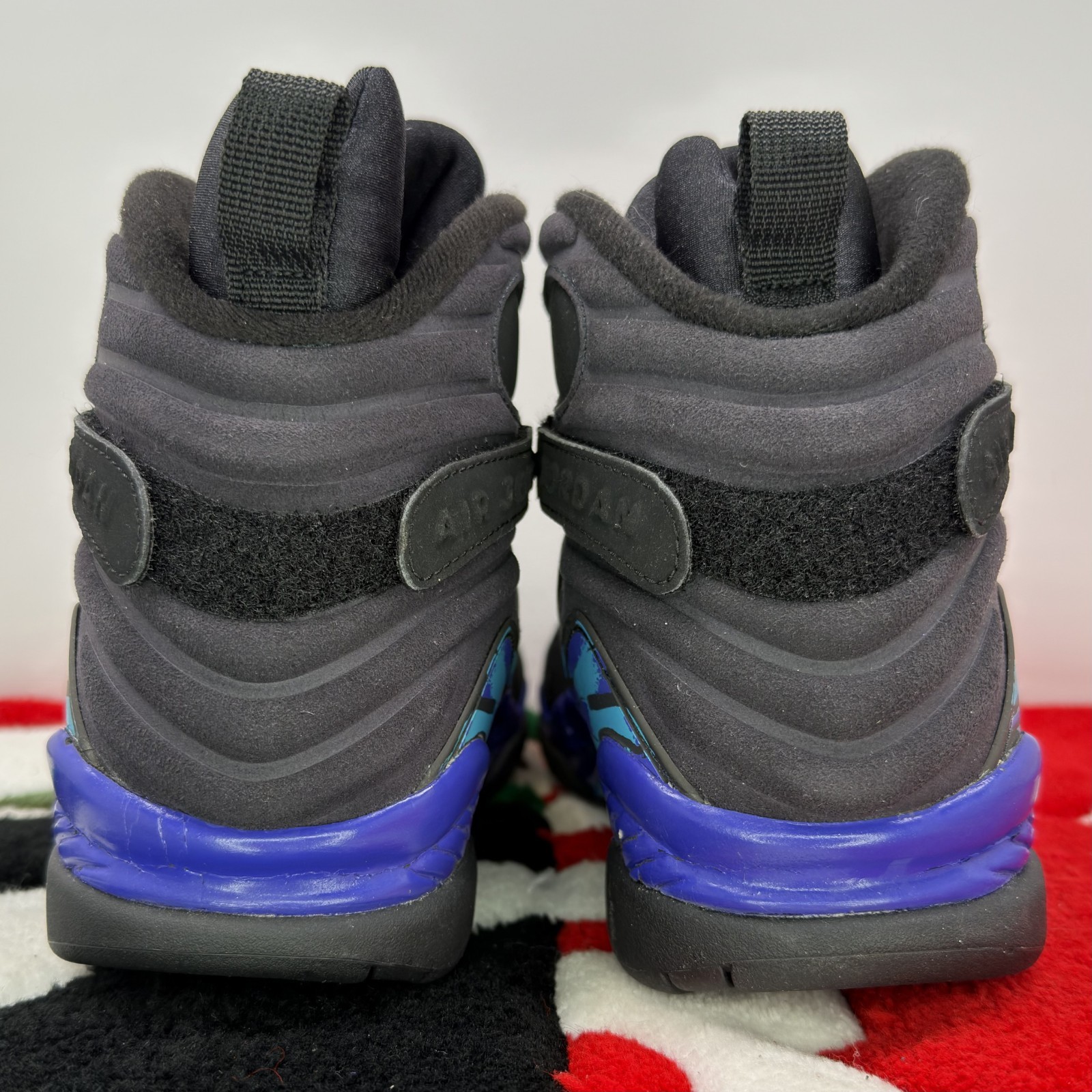 Size 11 – Jordan 8 Retro Aqua (2007) *DAMAGED*