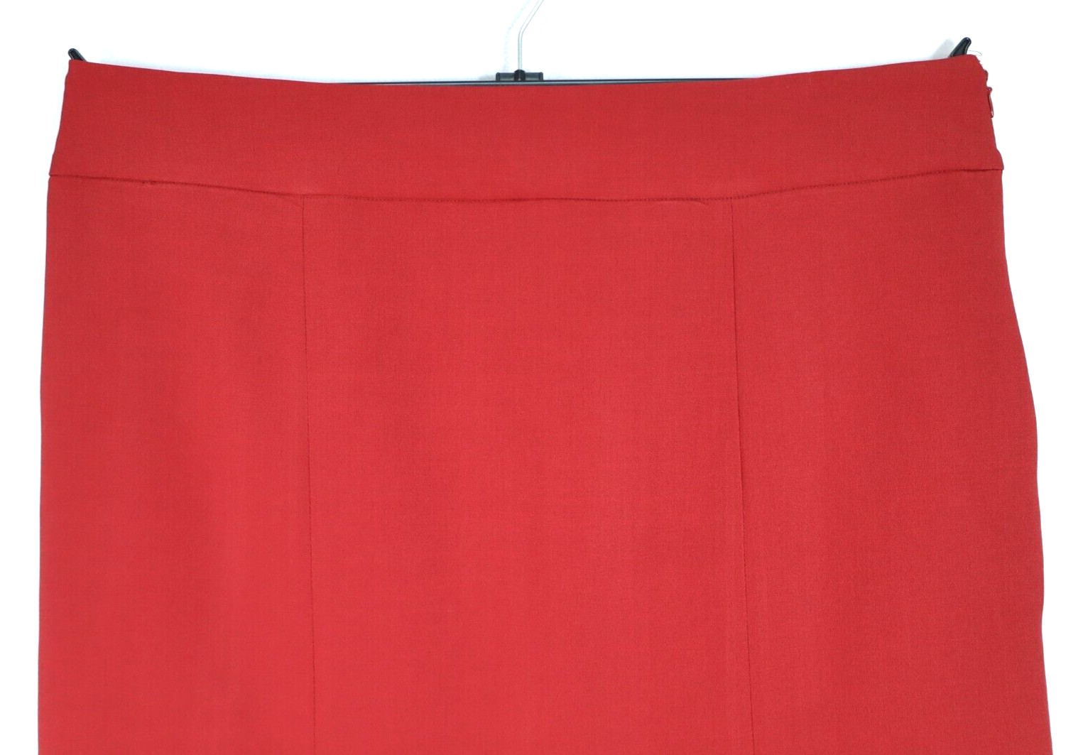 BLACK LABEL By EVAN PICONE Womens Polyester Pleated Skirt Lined Deep Red Size 16