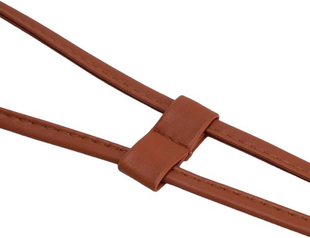 2 Pack Bucket Backpack Drawstring Detachable Leather Strap Cord Pull String for