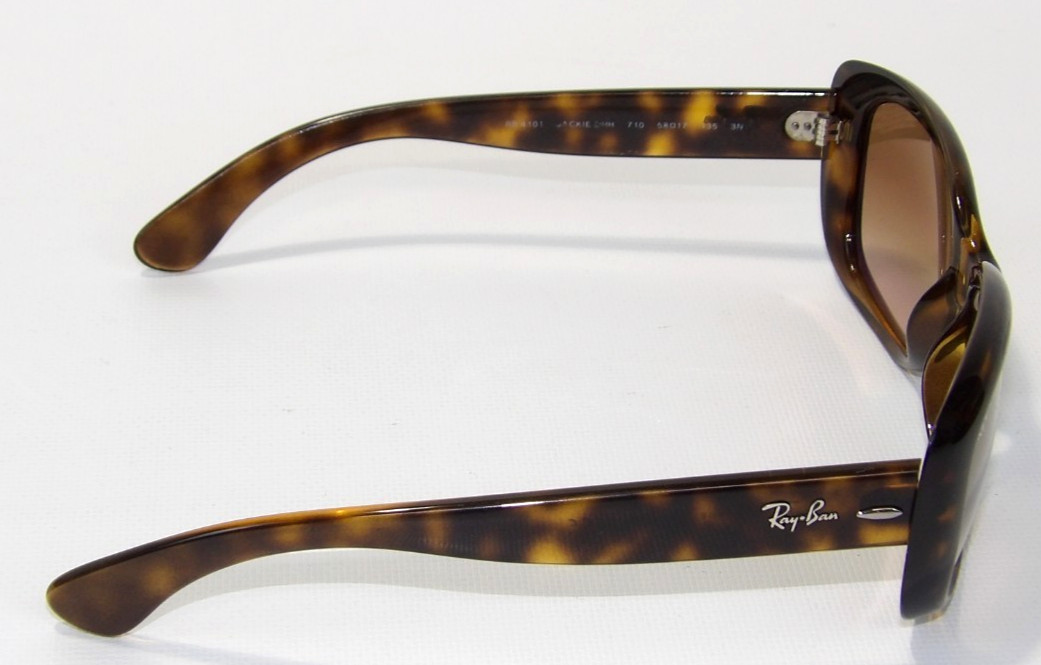 Ray Ban RB4101 Jackie Ohh Sunglasses Polished Light Havana Brown Polarized 58 17