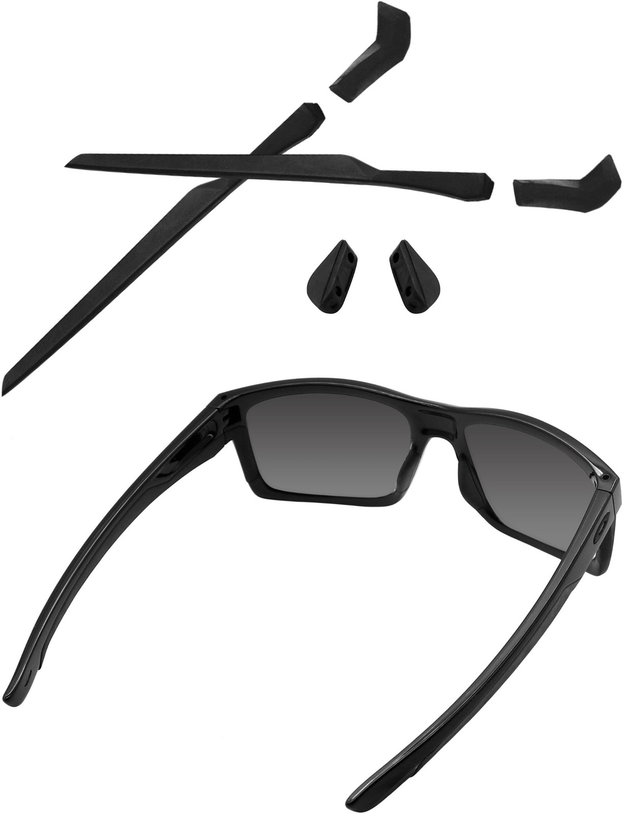 Replacement Rubber EarSocks Temple Sleeves for Oakley Mainlink XL OO9264 Frame