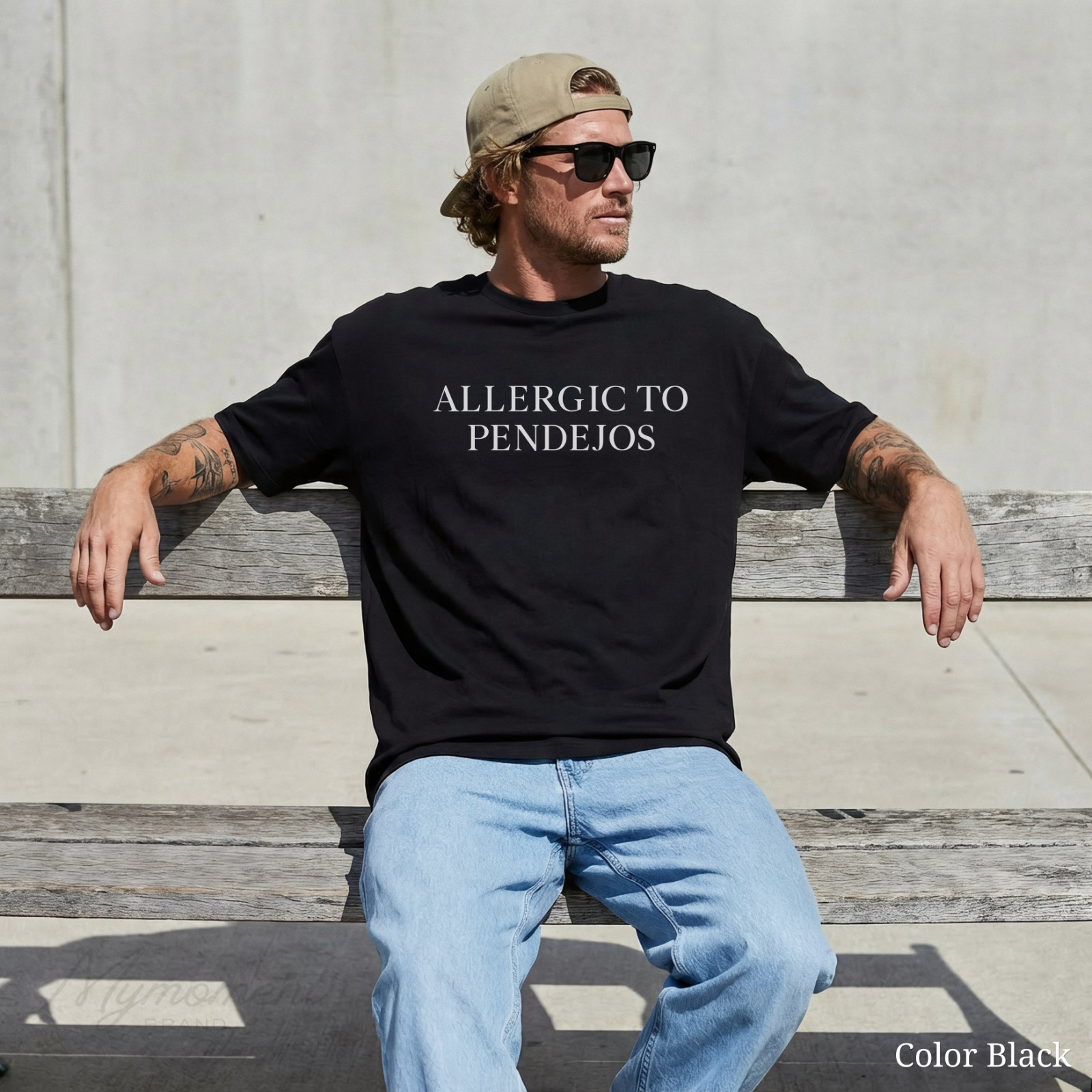 Allergic to Pendejos – Funny Sarcastic Tee – Unisex Humor