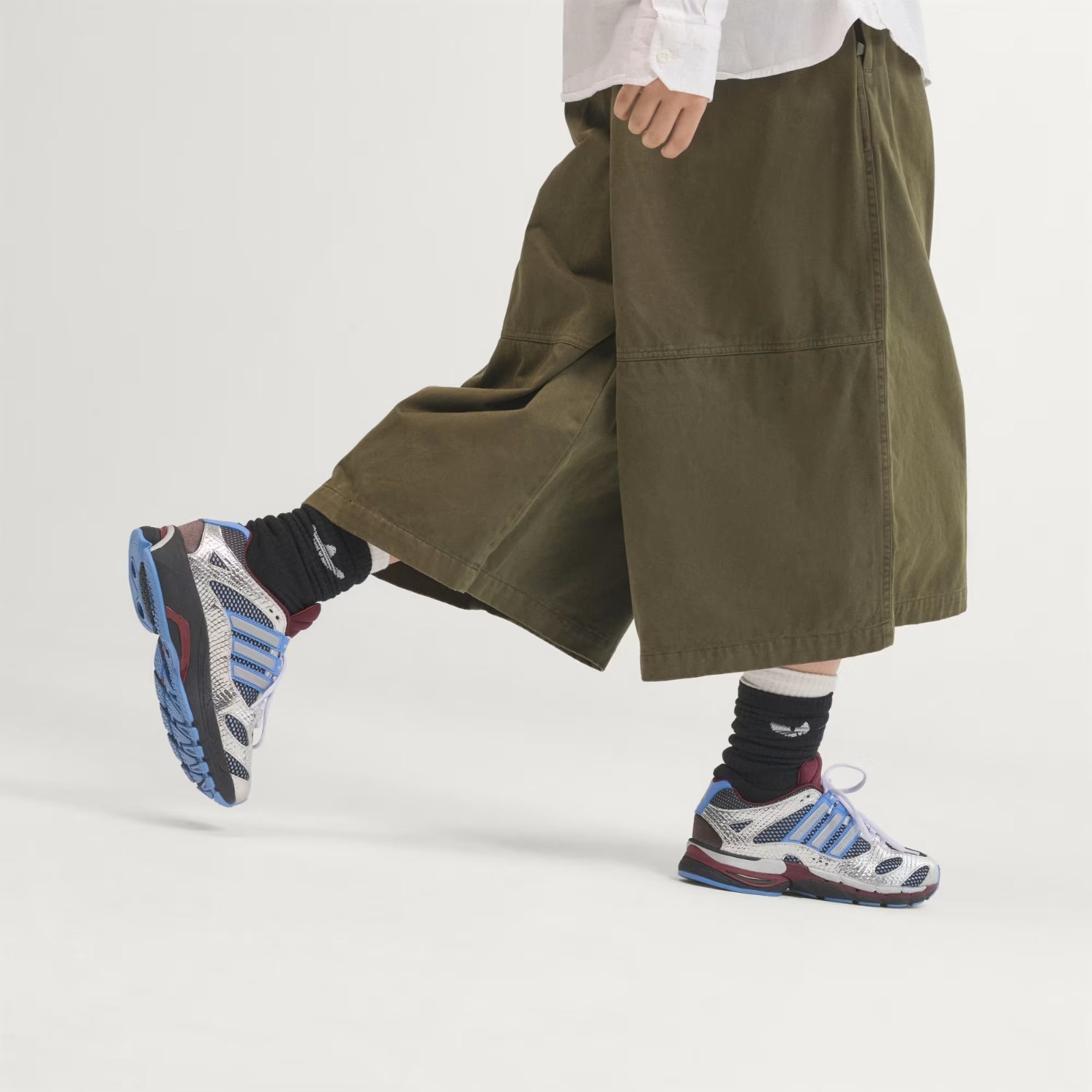 adidas Originals ADISTAR MLD KJ4896 Aurora Coffee Silver Metallic Blue Fusion