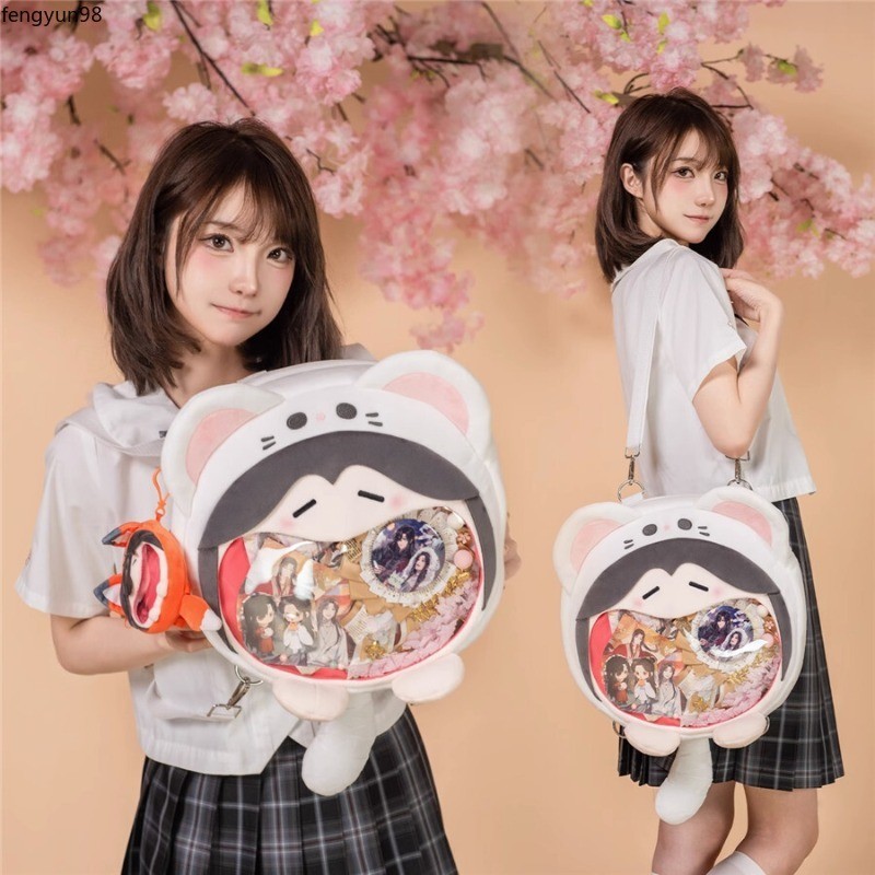Heaven Official’s Blessing Hua Cheng Itabag Backpack Xie Lian Plush Earphone Bag