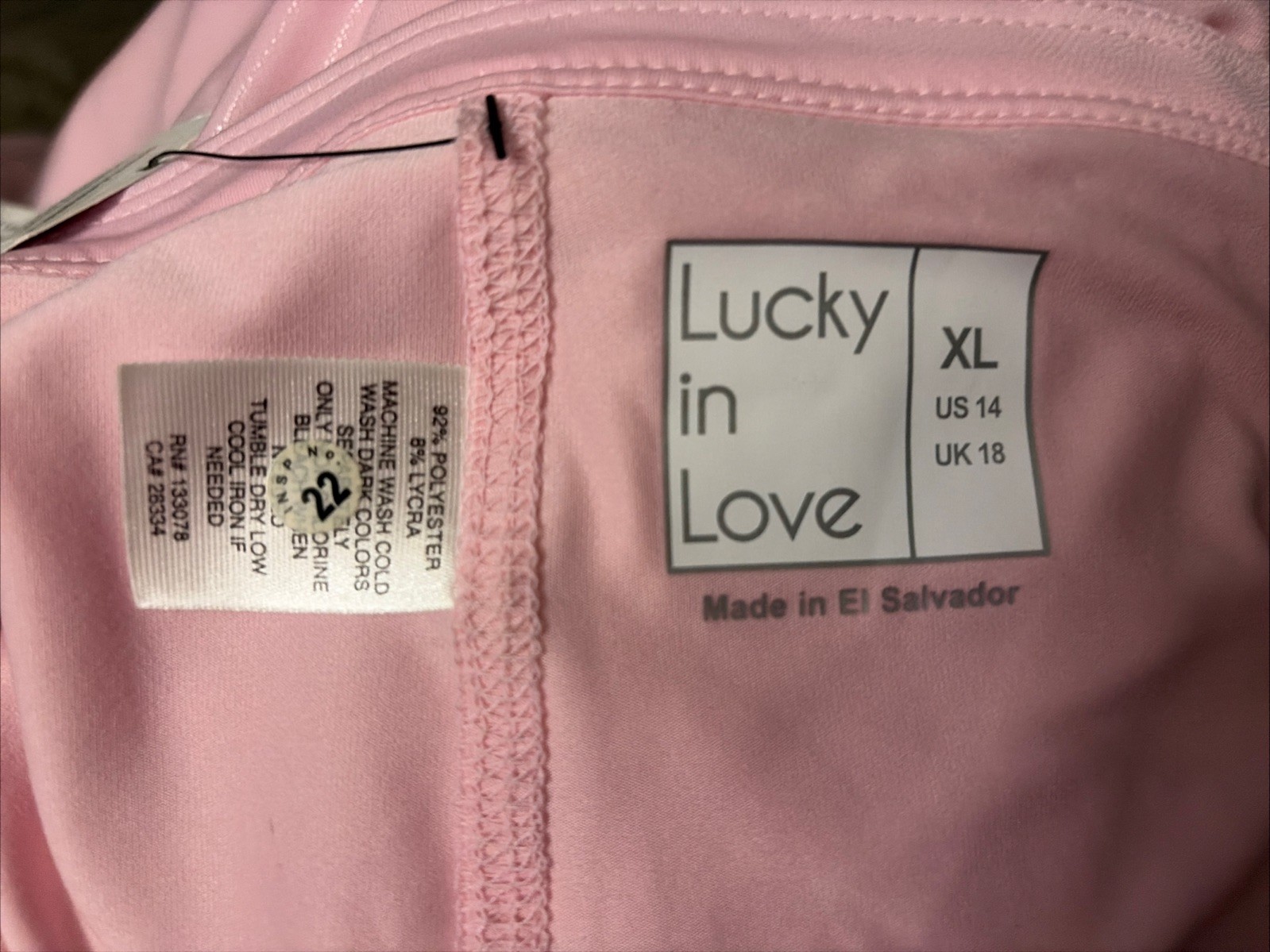 lucky in love skort Pleated Long 14.5” Pink XL NWT$84.