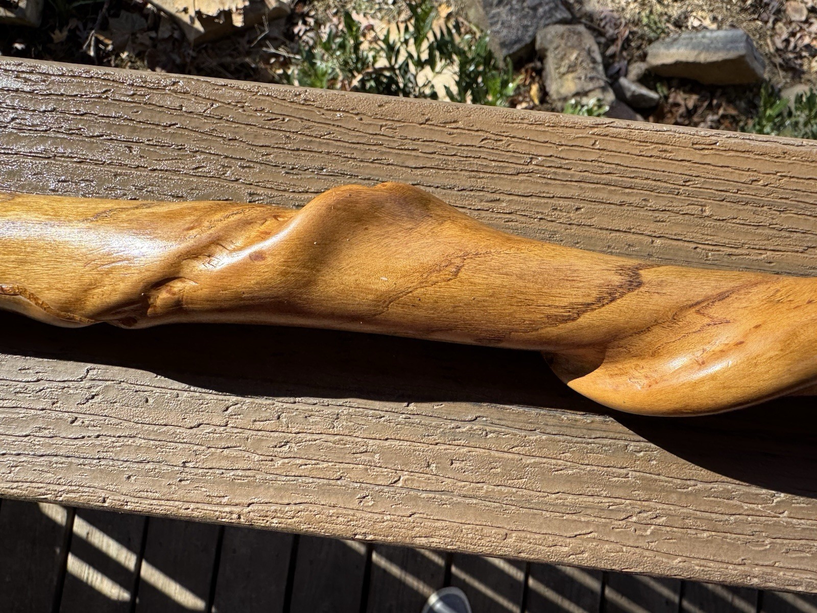 Vintage Handmade TWISTED Walking/Hiking Stick 45 Inches Tall Smoky Mountains