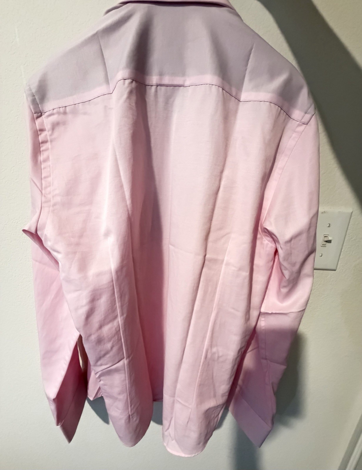 Marc Darcy Alfie Men’s Pink Dress Shirt M 16″ Neck 36/37 Sleeve Cotton