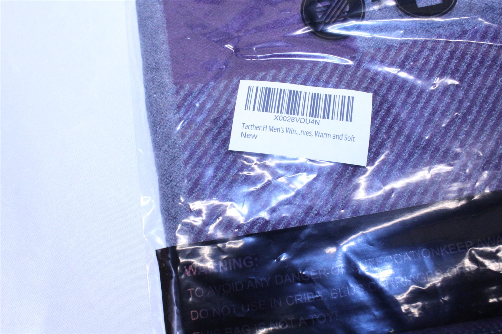 Multi-Color Plaid Scart Cashmere & Acrylic Blend Super Soft Purple Grey Orange