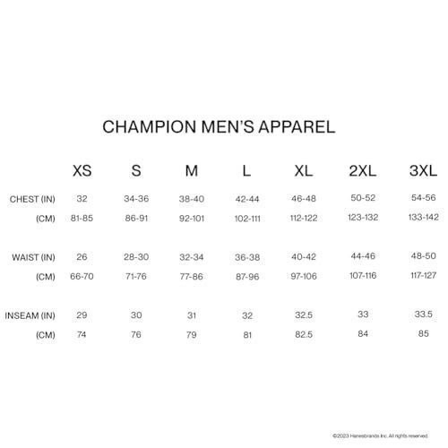 Champion Sport, Moisture Wicking, Athletic Men, Gym Shorts (Reg Tall), Oxford
