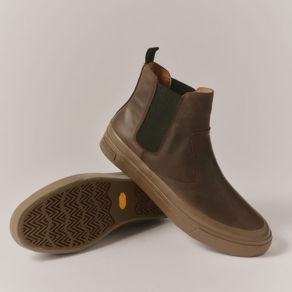 SeaVees Mens Size 12 Beyond & Back Boot Dark Brown Tan Bark New NIB MSRP $185