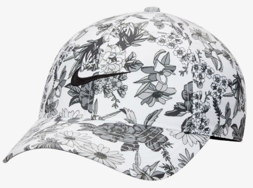Nike Heritage 86 Player Print Adjustable Golf Cap White Floral DH1960-100 RARE