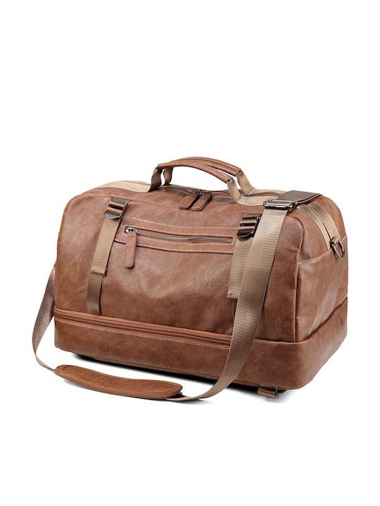 Cardinal Waterproof 32L Backpack Brown Travel Backpack Large Capacity Carry Bag