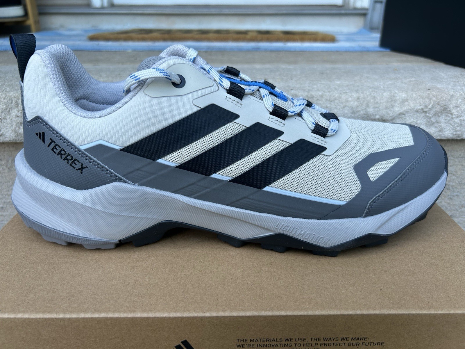 adidas Terrex Skychaser Ax5 Hiking Mens Grey Sneakers Athletic JR3975