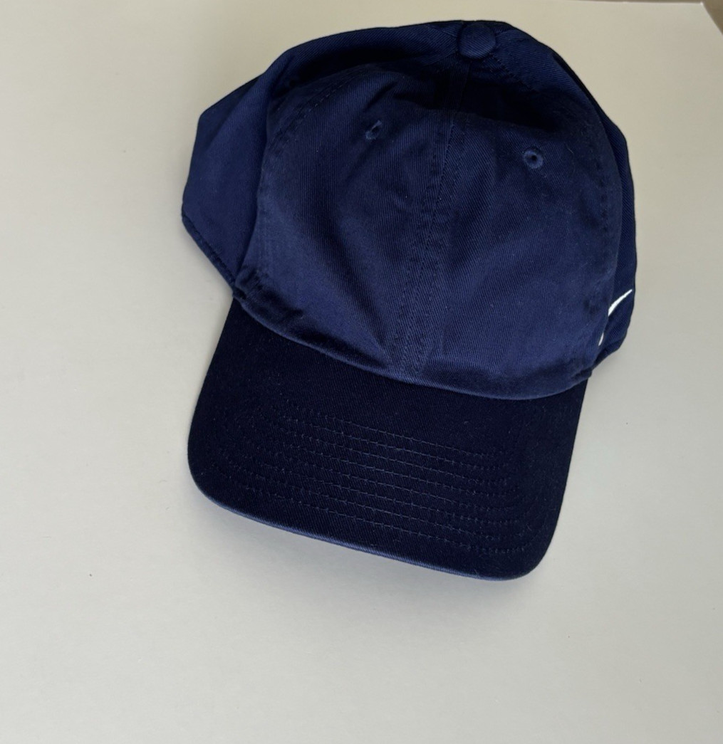Nike Heritage 86 Campus Team Navy Adjustable Cap 102699-419 One Size Cotton NEW