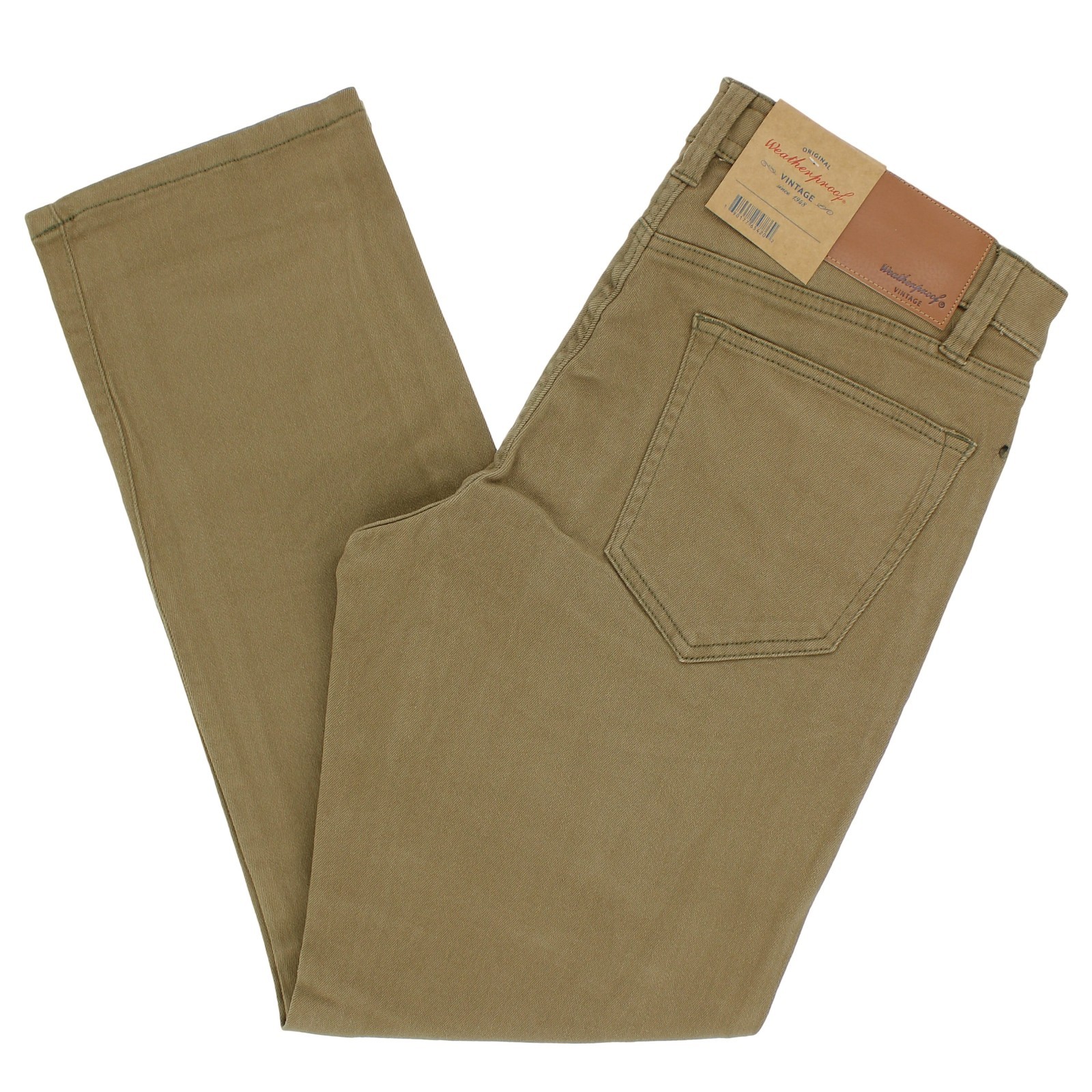 Weatherproof Vintage Comfort Pants, Men’s Straight Leg 5 Pocket Casual Pants