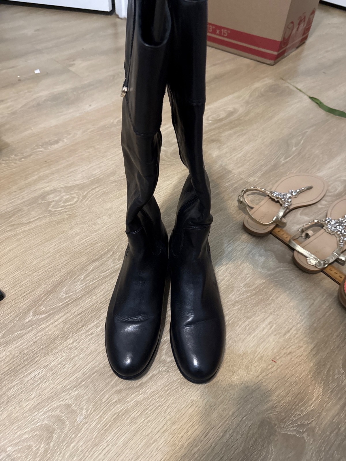 jack rogers leather boots size 10M