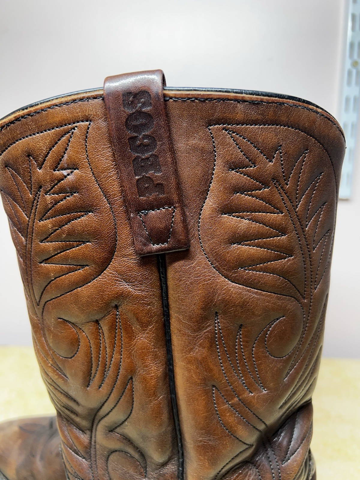 Vtg Red Wing Pecos Cowboy Boots 9801-1 Brown Men’s 10 D Good Year Made in USA