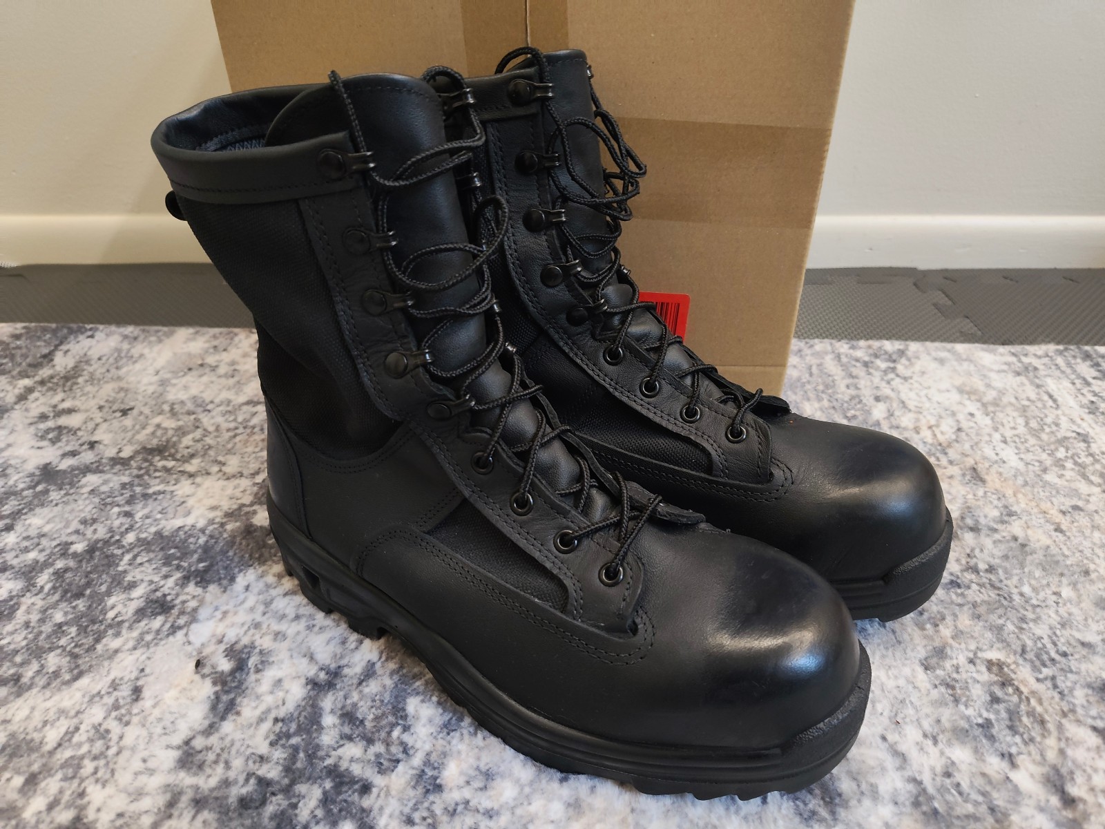 Coast Guard issue Waterproof Goretex Safety Boots Altama Size 10.5 EW Used Good
