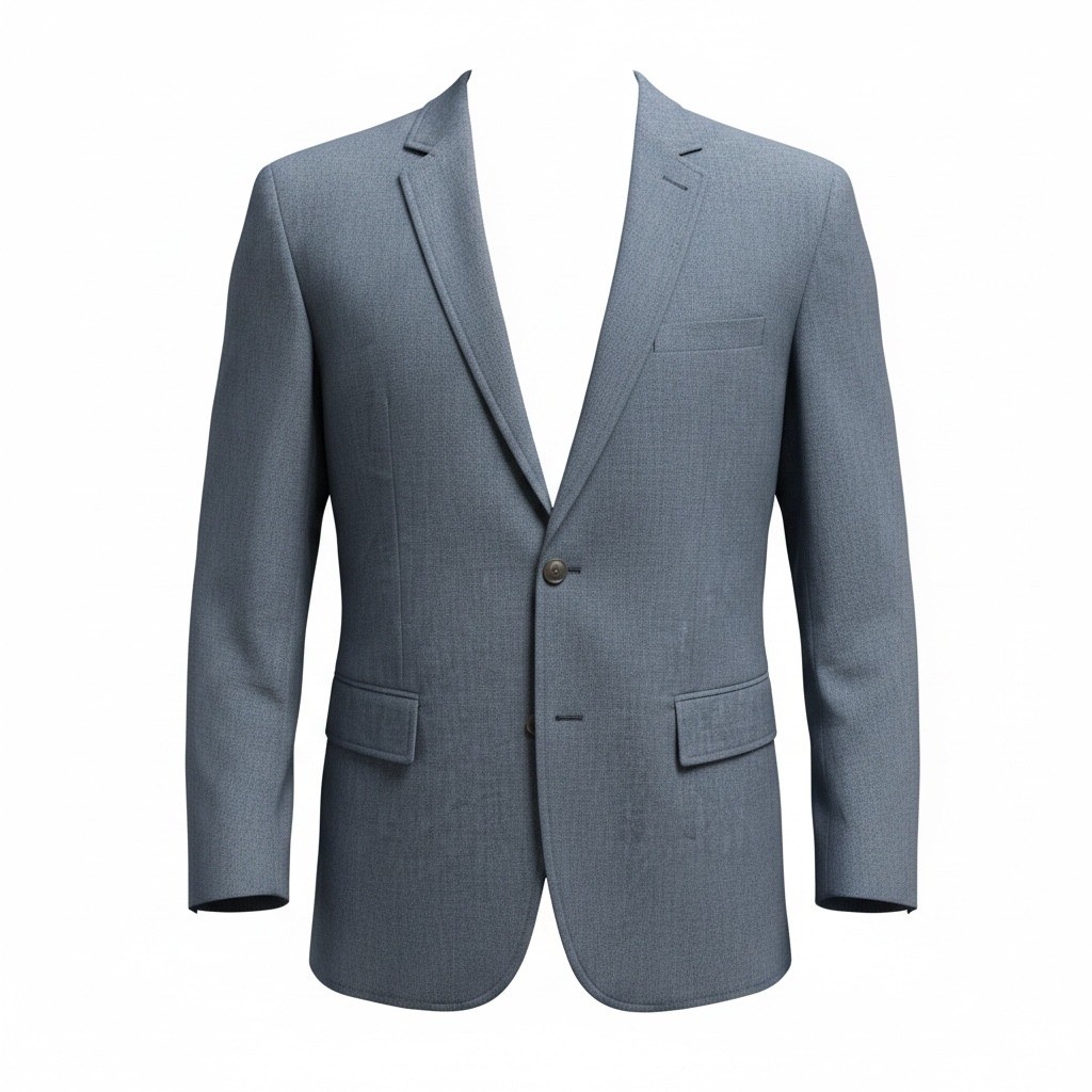 Jachs New York Fulton Cotton Texture Blazer Blue XXL-SH Mens Tailored Jacket