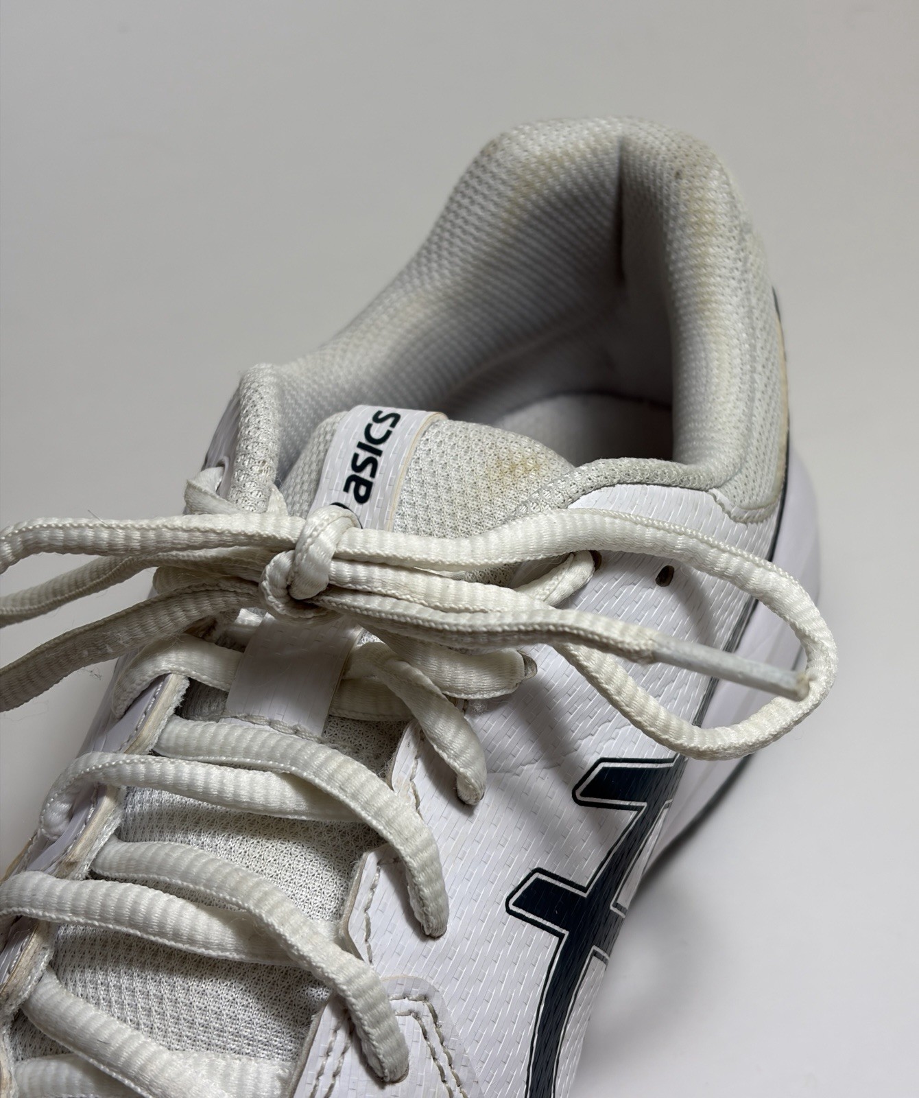 ASICS Gel-Dedicate 8 Men’s Size 8 White/Mako Blue Tennis Shoes
