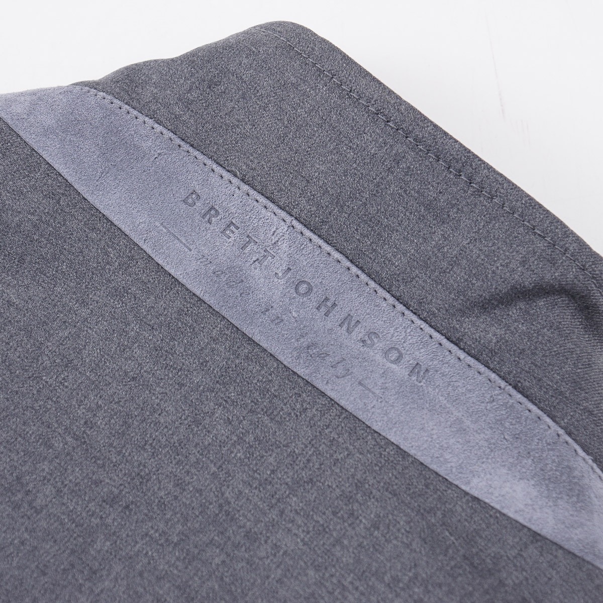 Brett Johnson ‘Lugano’ Mid Gray Padded Wool Field Jacket L (Eu 52) NWT