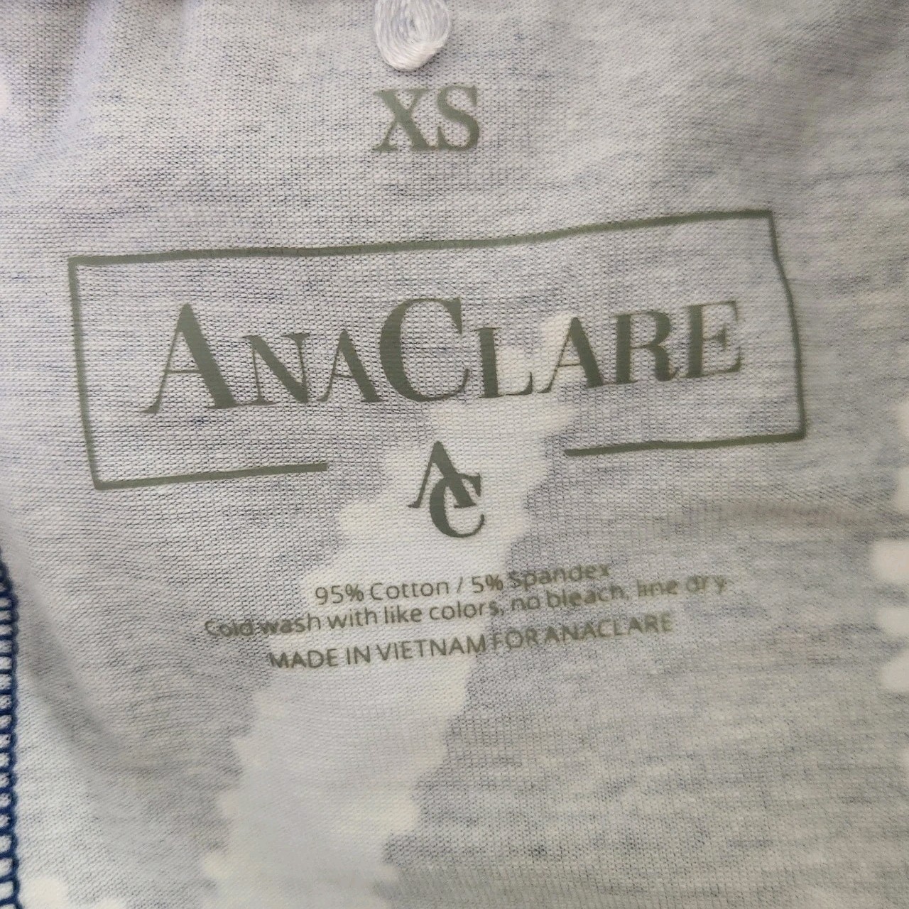 Ana Clare Blue Sassy Skort Sea Star Scallop Beach Womens Size XS