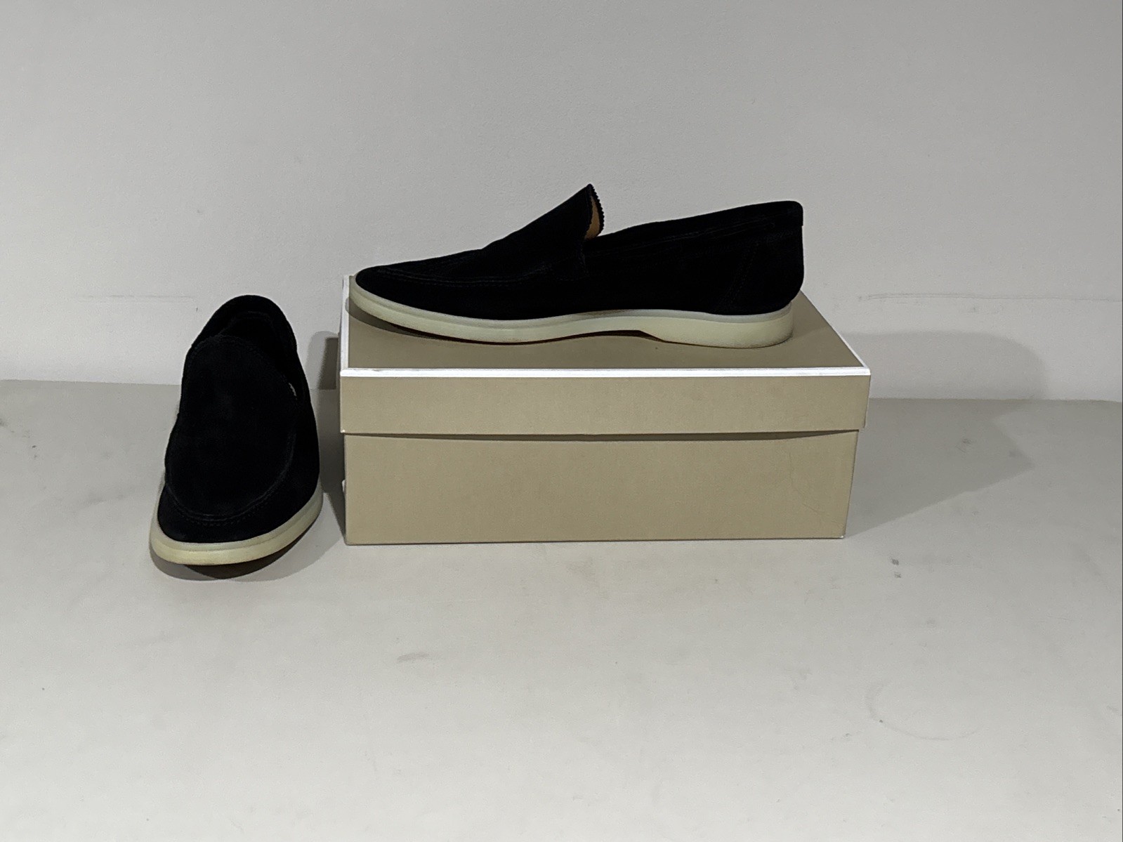 Aurelien Yacht Loafer 2.0 Black SoftEy Suede Men’s EU 43 US 10 w/ Box