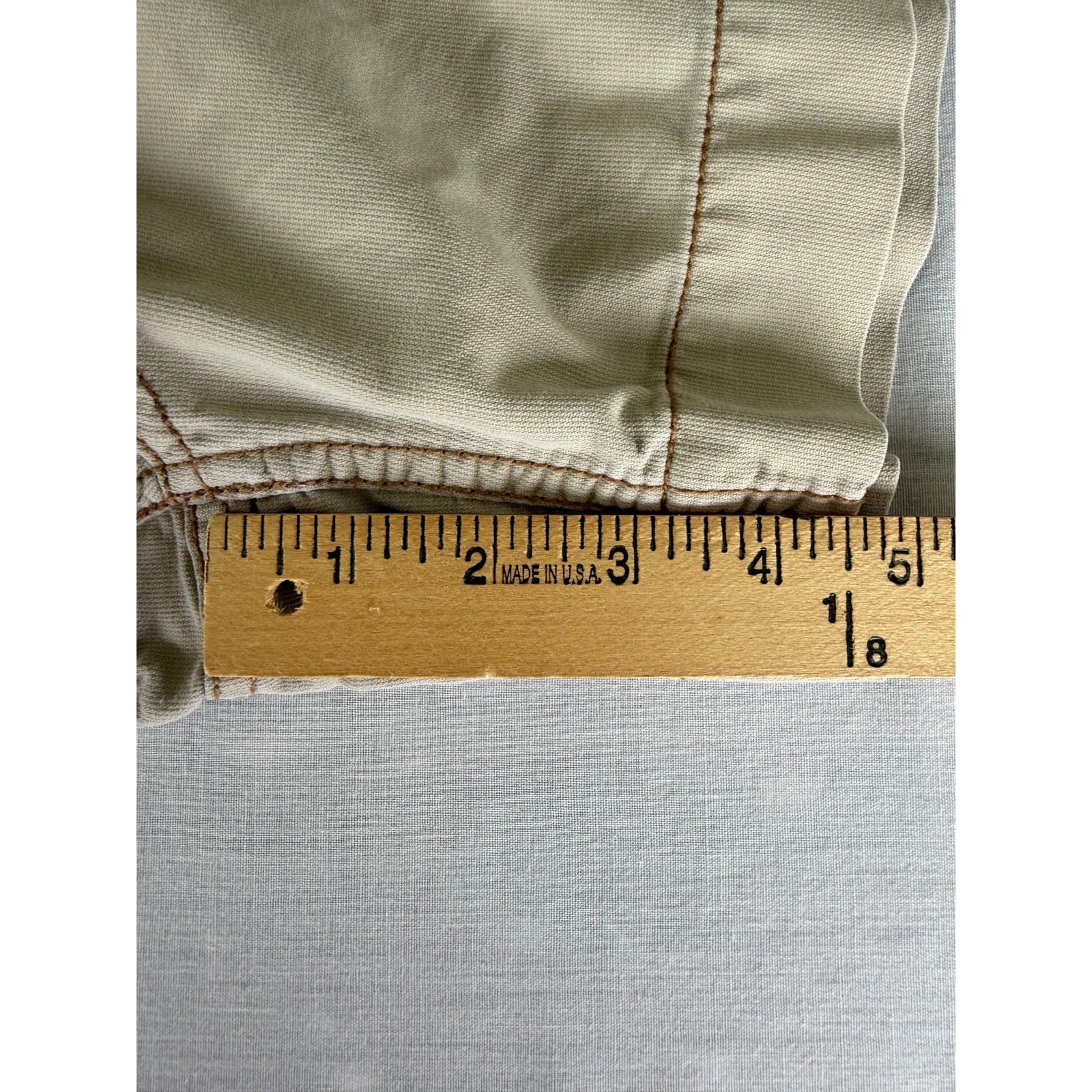 Preppy Coastal Polo Jeans Company Ralph Lauren 100%Cotton Khaki Utility Shorts 4