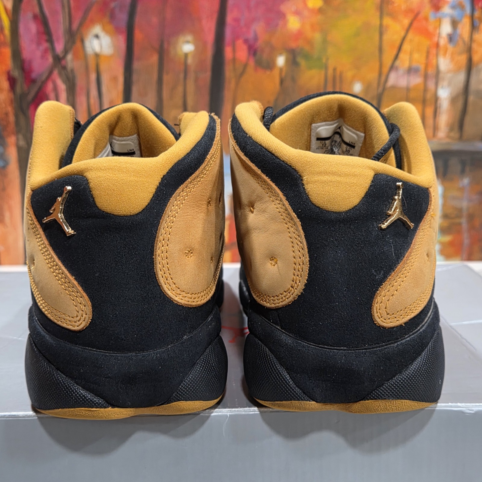 Nike Air Jordan 13 Retro Low Chutney Size 12 Men’s Black Yellow 2017 310810-022