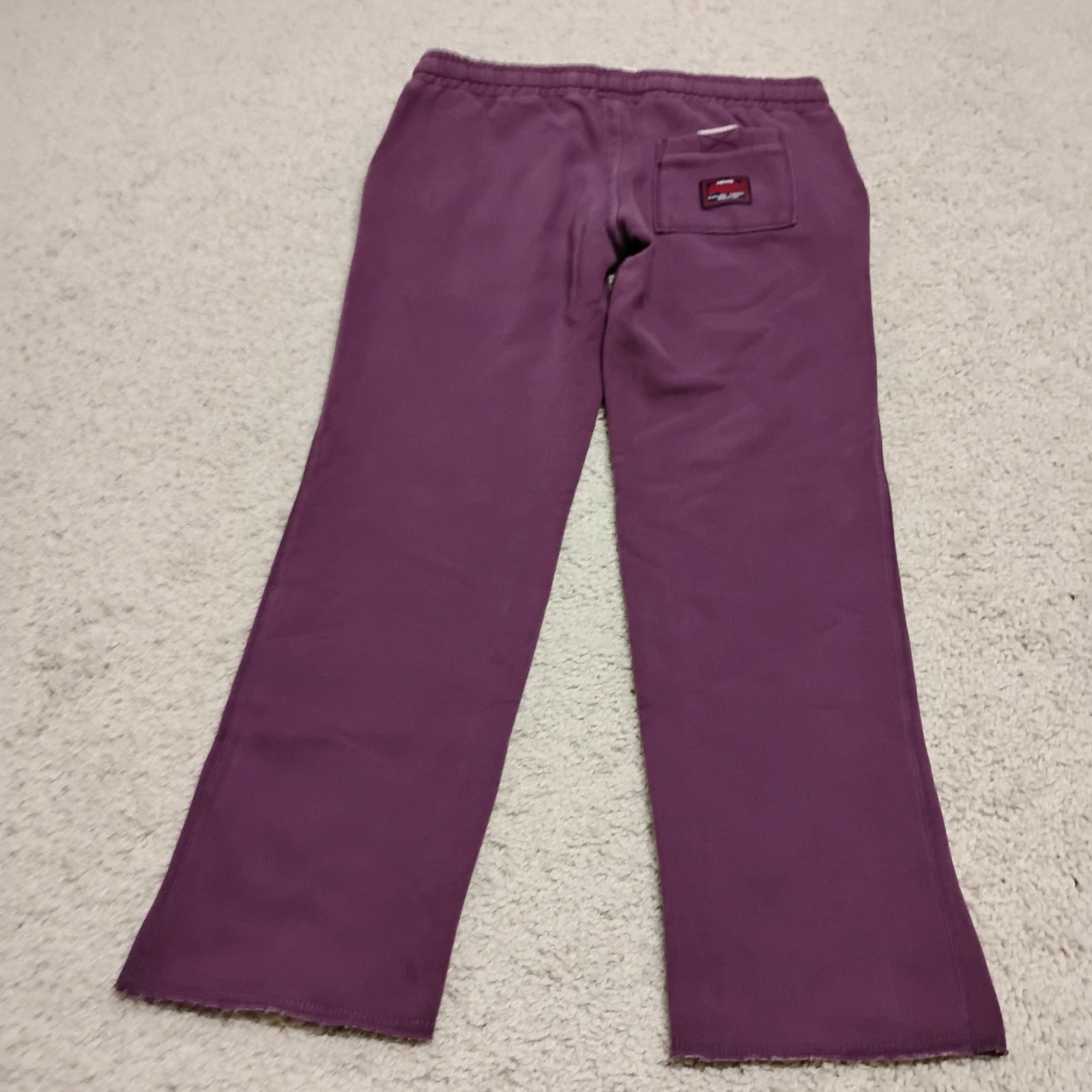 Superdry Sweatpants Mens Large Purple Joggers Tokyo Japan Embroidered Y2K Logo