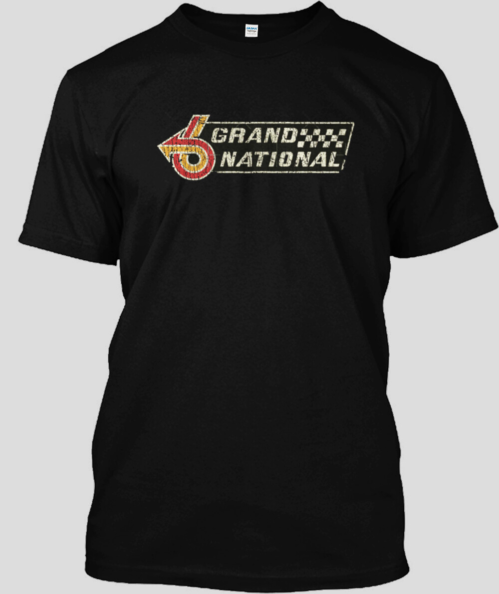 Best Seller! Grand National 1984 Classic Logo Mens Black Tshirt Size S 5XL