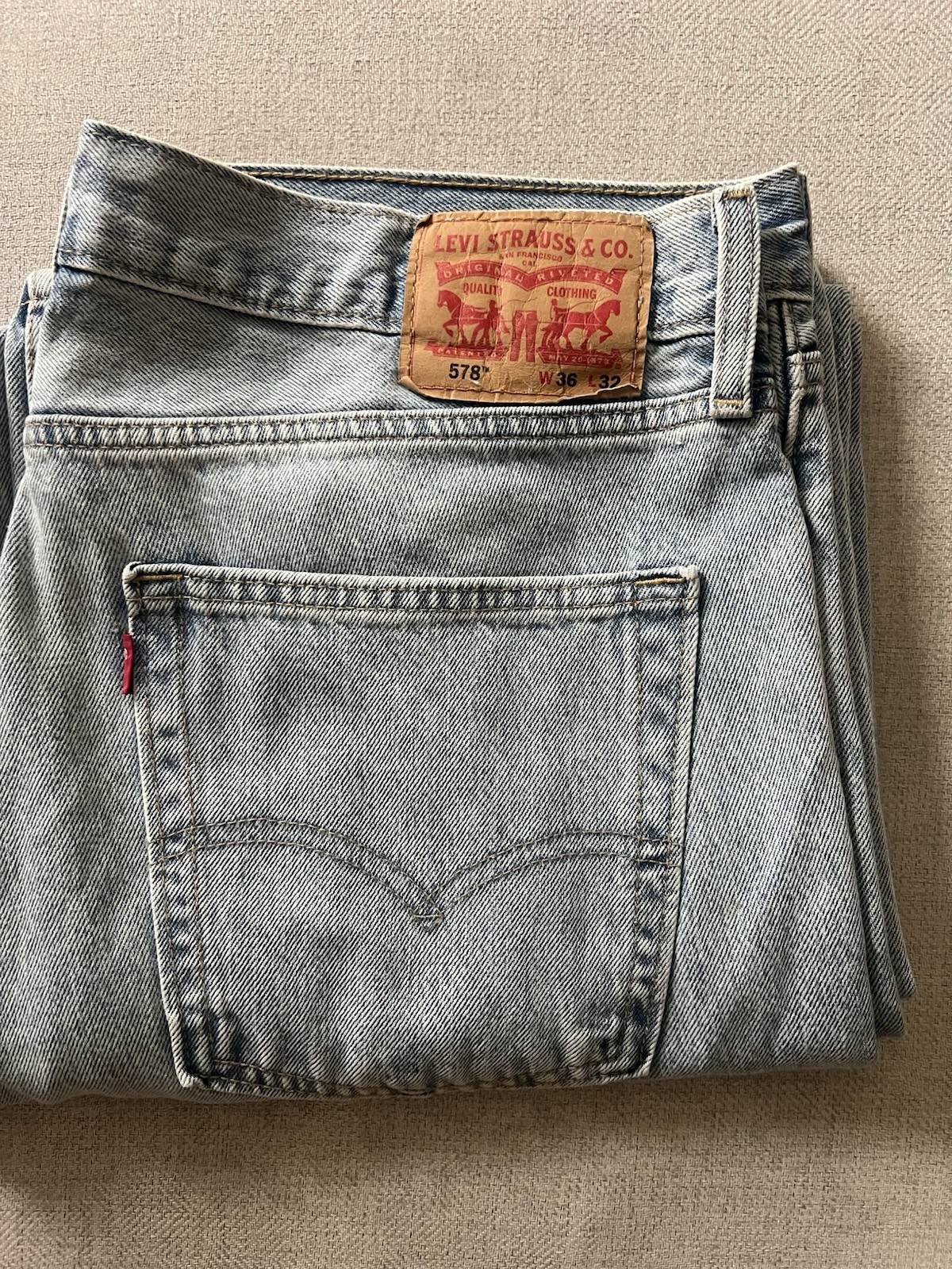 Levi’s Men’s 578 Baggy Jeans 36×32