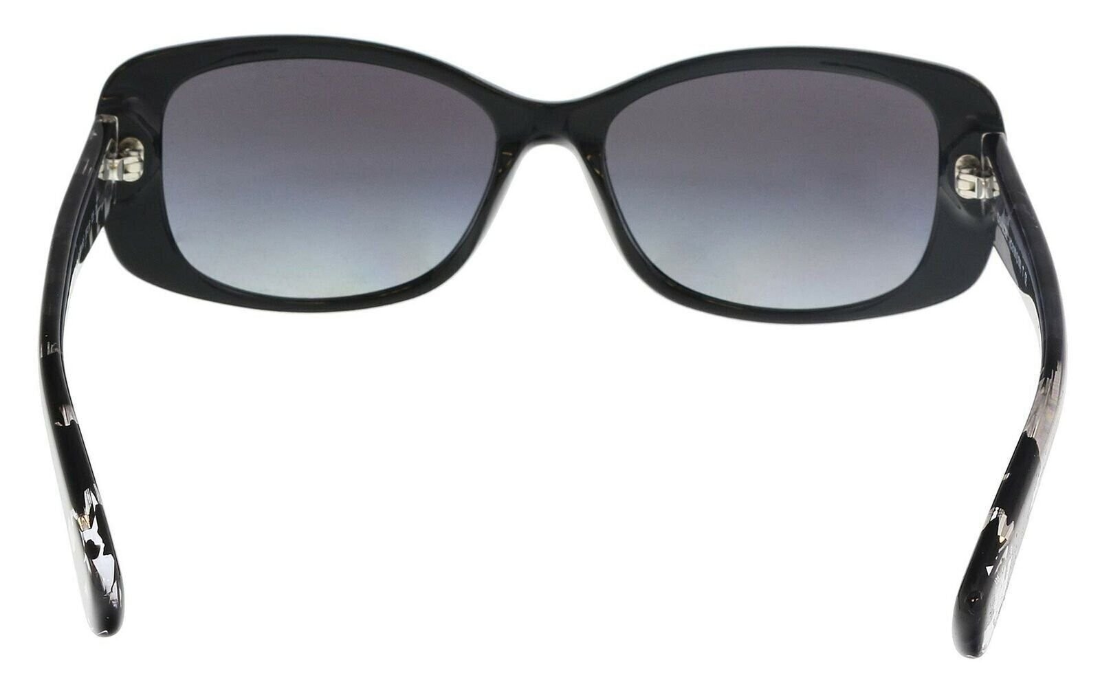Coach Women’s HC8168 Sunglasses Black/Black Crystal Mosaic/Light Grey Gradient