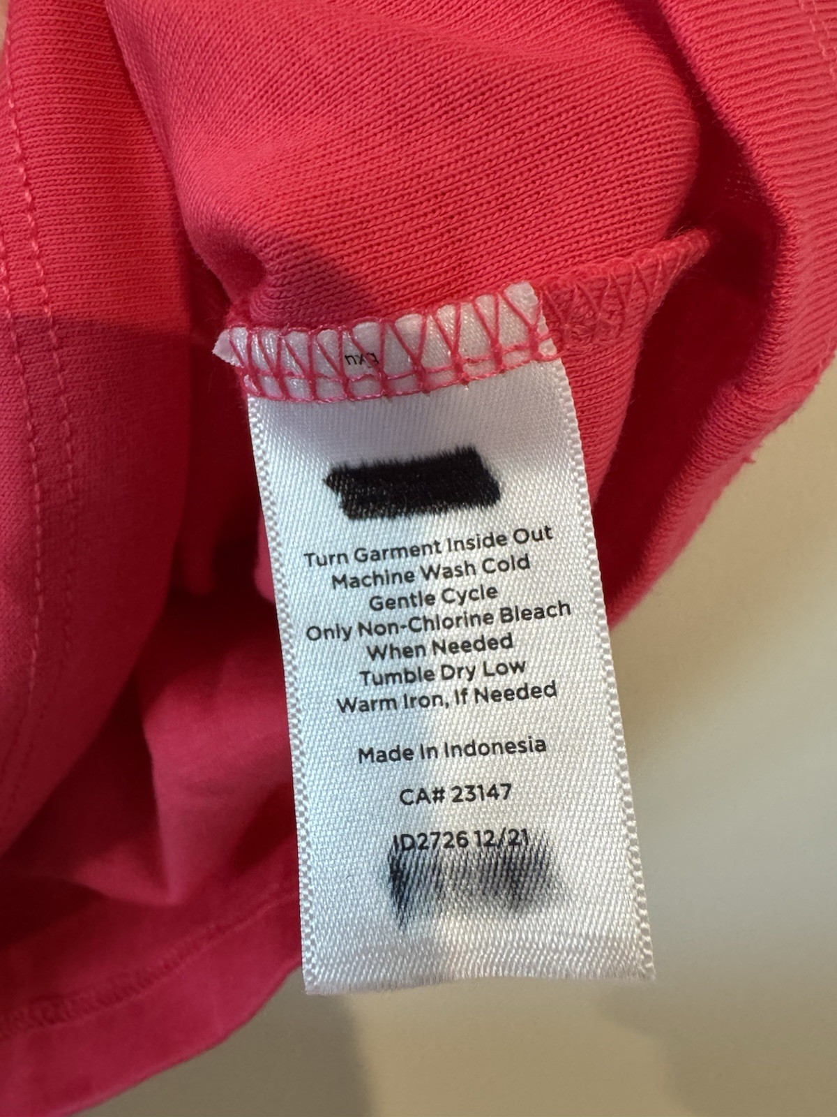 The Talbots Tee Women’s Bright Dark Pink 100% Pima Cotton Shirt Size Medium