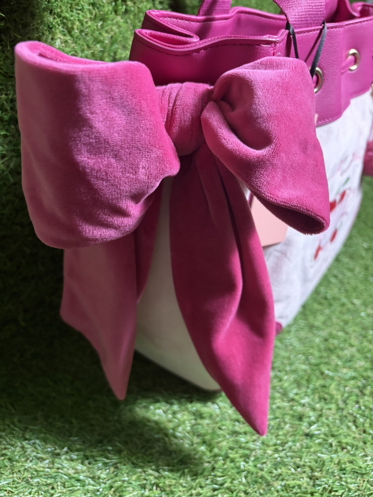 Juicy Couture Sweet Tea Party Tote Bag Pink Clay