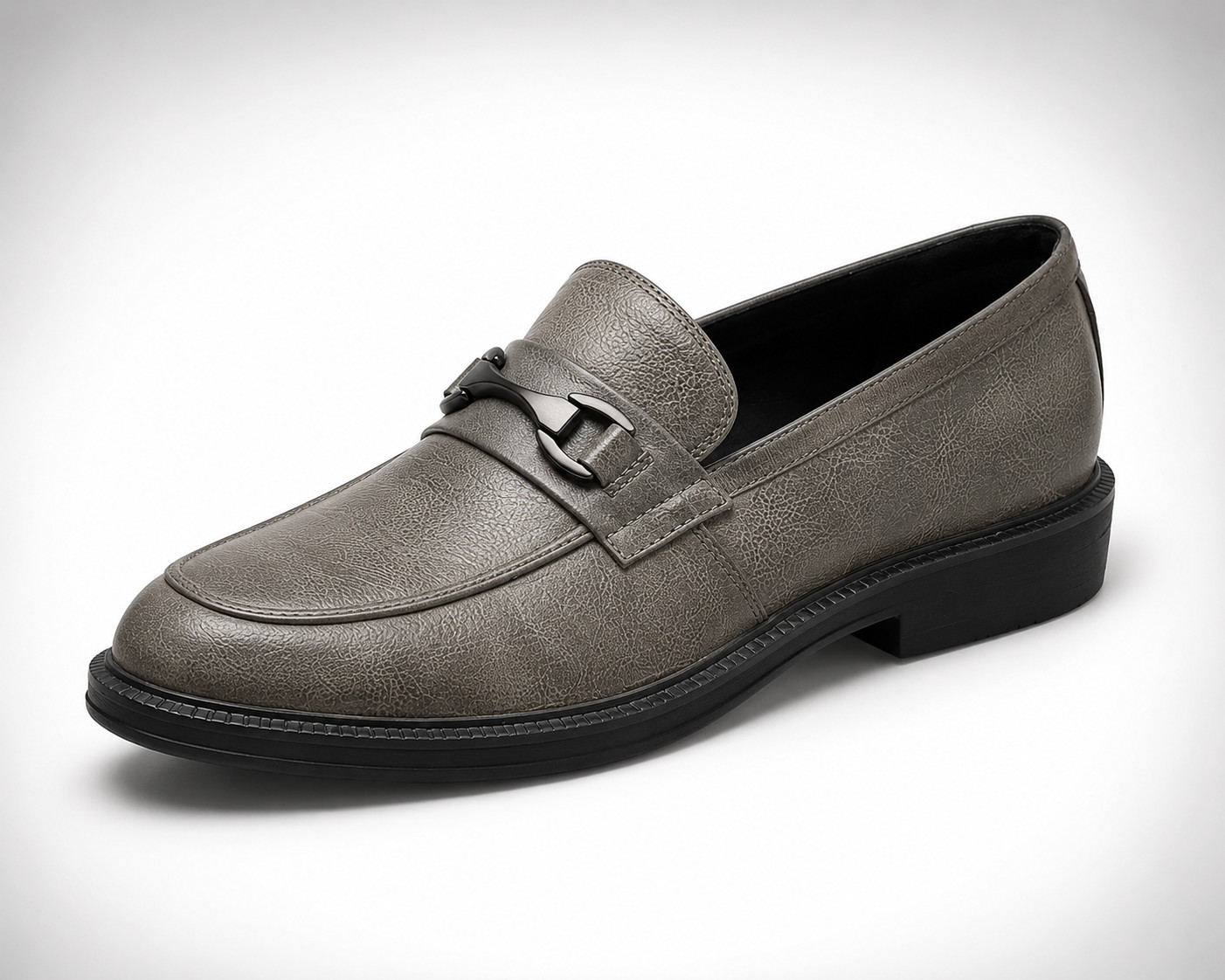 Kenneth Cole Reaction Men’s 12 Gray Horsebit Loafers
