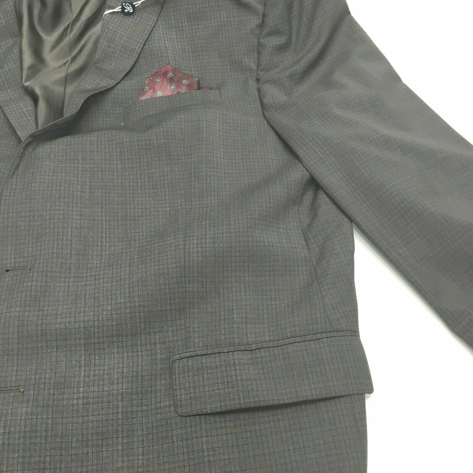 Ralph Lauren Men’s Nero Natural Wool Stretch Suit Gray 42S 36W