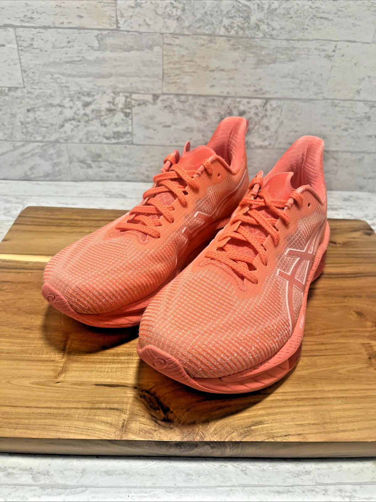 Asics Gel Kinsei Blast Le 2 Running Shoes Women Sz 8.5 Papaya / White – EUC