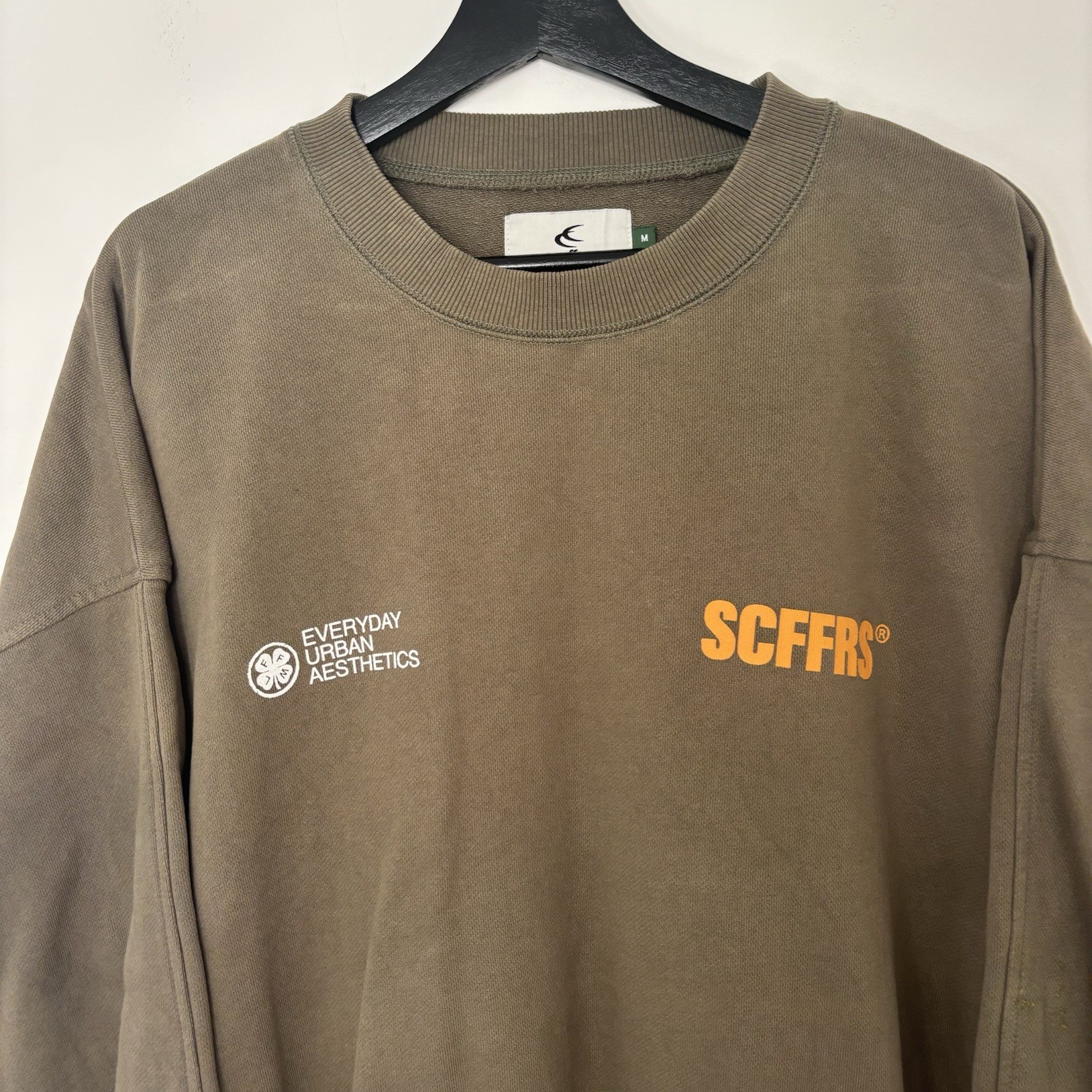 Scuffers SCFFRS Graphic Sweatshirt Brown Oversized Fit Medium