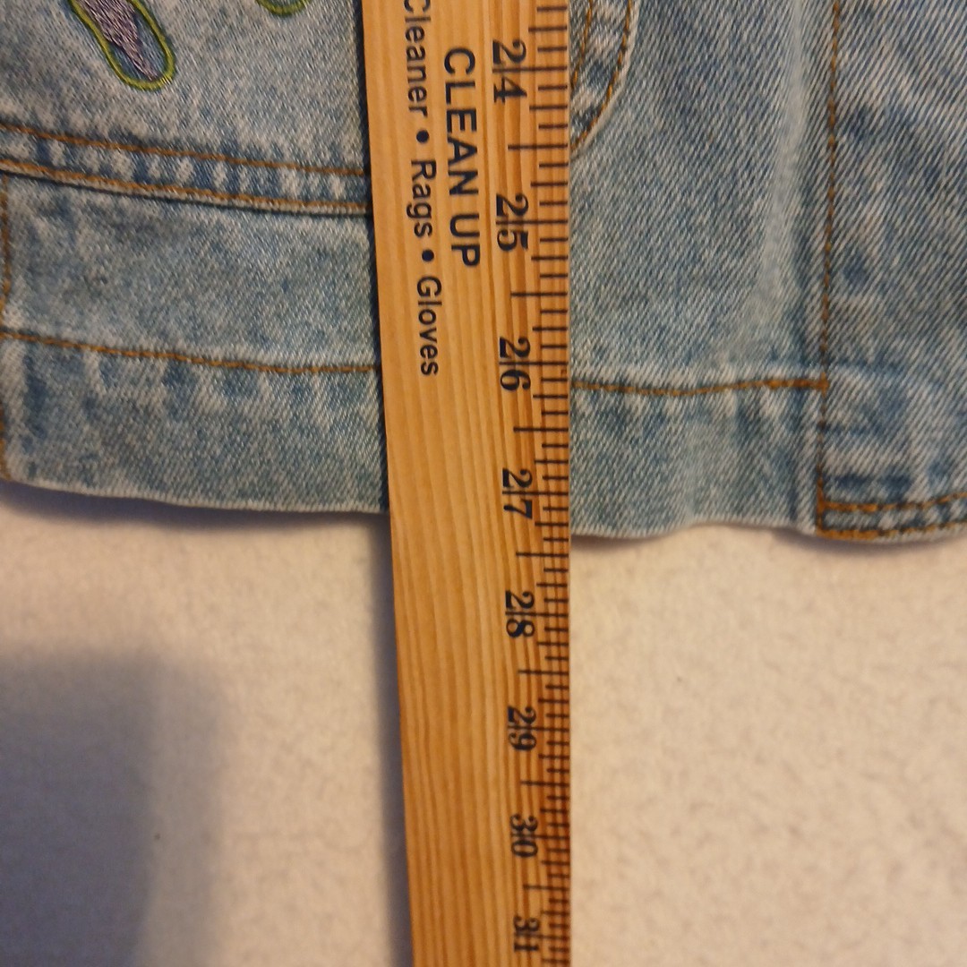 Harve Benard by Benard Holtzman Denim Jacket,embroidered Pockets NWT Size 10