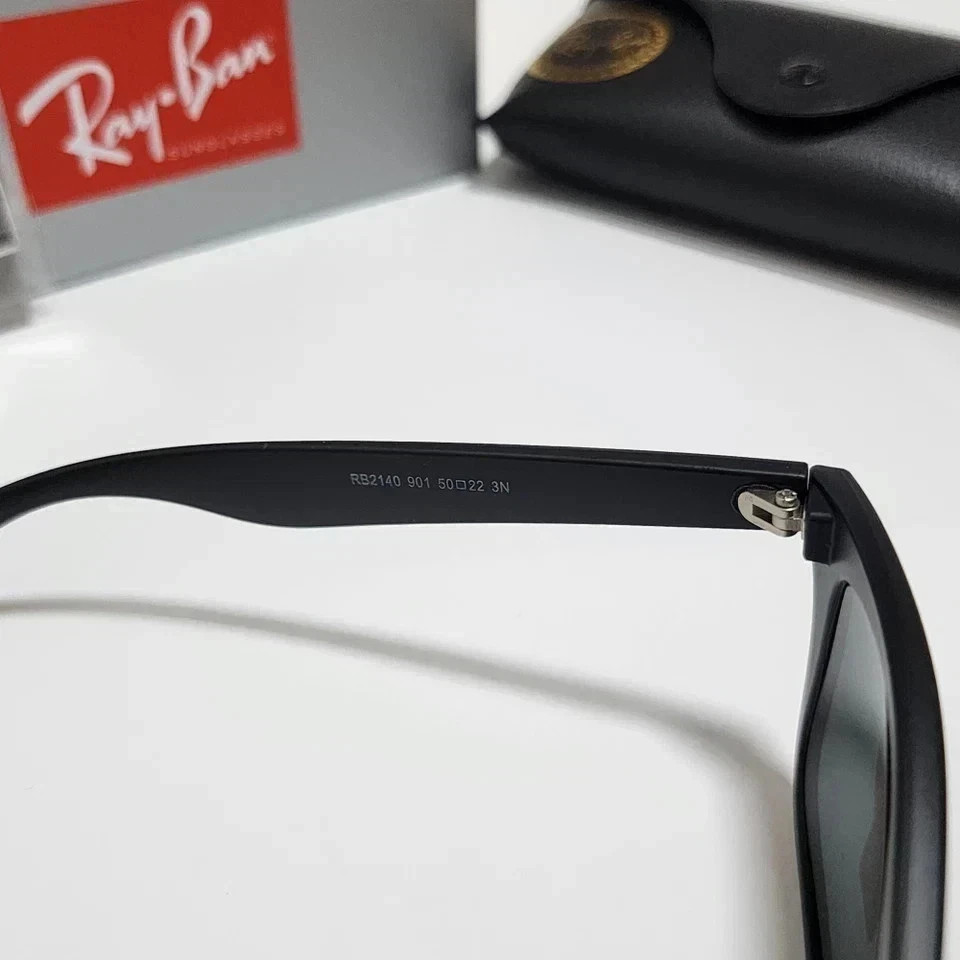 Wayfarer Classic Sunglasses 50mm Sunglass Black Frame Gray Lens -Ray-Ban RB2140-